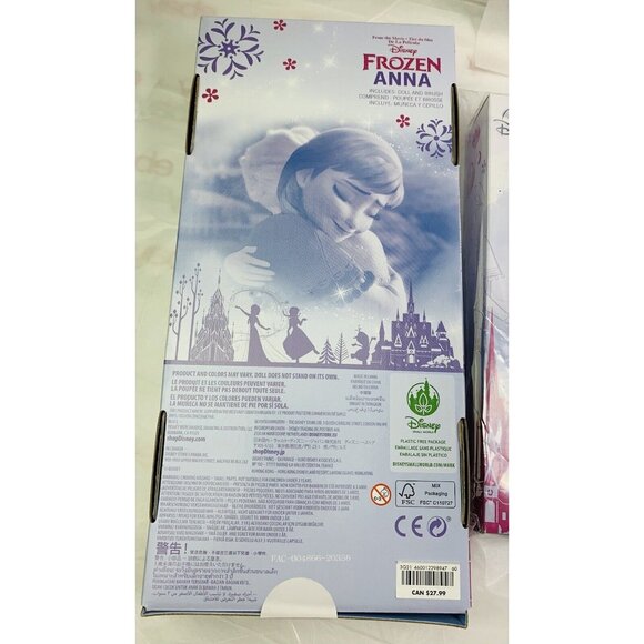 FROZEN~DISNEY PRINCESS ANNA W/ BRUSH CLASSIC DOLL & ACCESSORY PACK SET - Picture 9 of 9